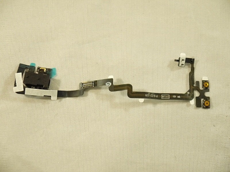 Headphone Audio Jack Flex Ribbon Cable 821-1279-A  for iPhone 4 CDMA Black A1349