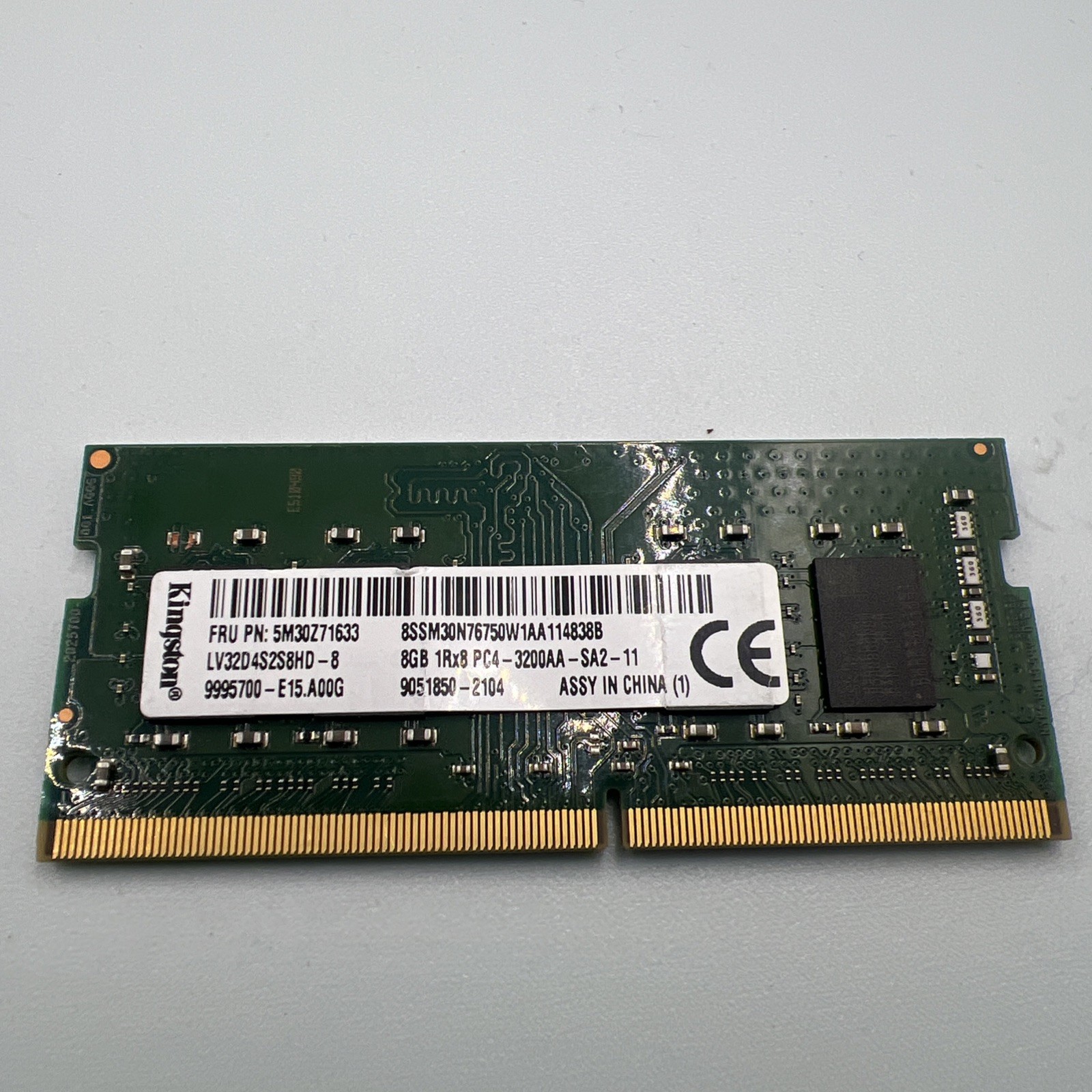 Kingston 8GB DDR4 3200 1Rx8 PC4-3200AA  DELL HP Lenovo Acer Laptop SO-DIMM RAM