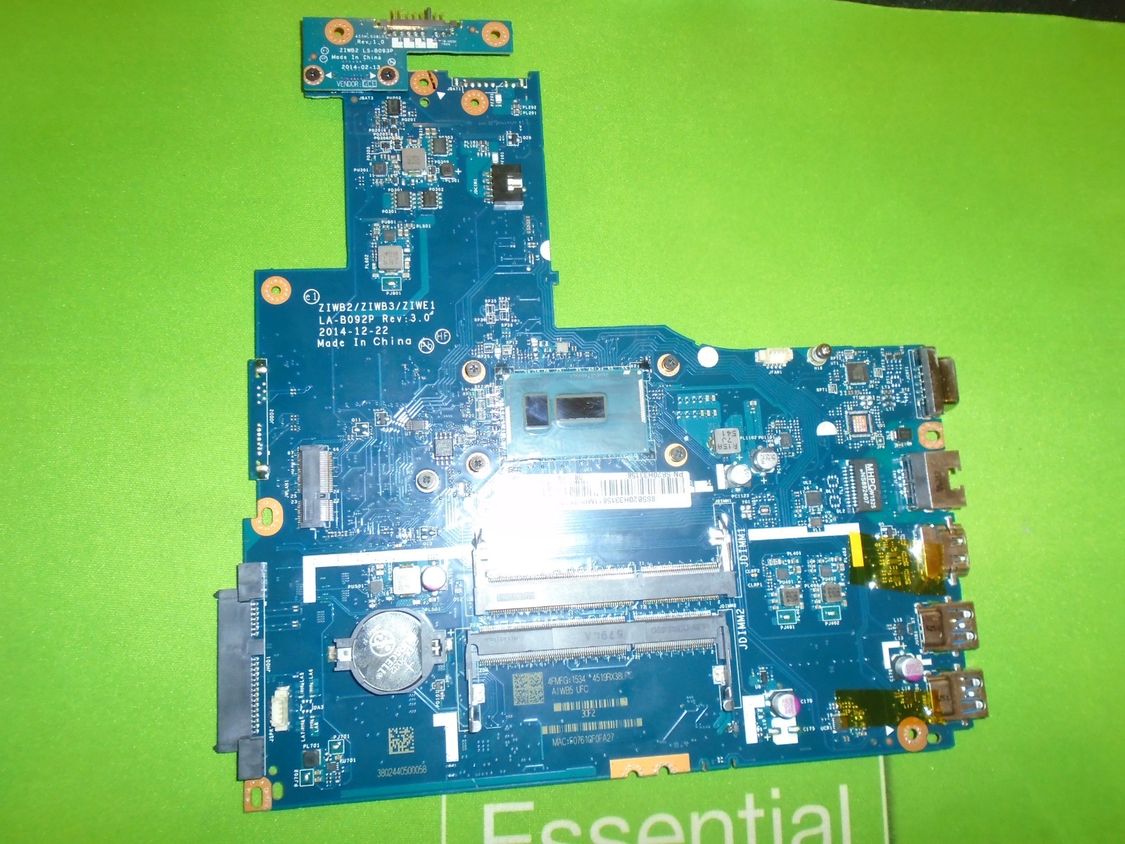 Lenovo B50-80 B50-70 E50-80 Mainboard LA-B092P Intel i5 5B20H33158