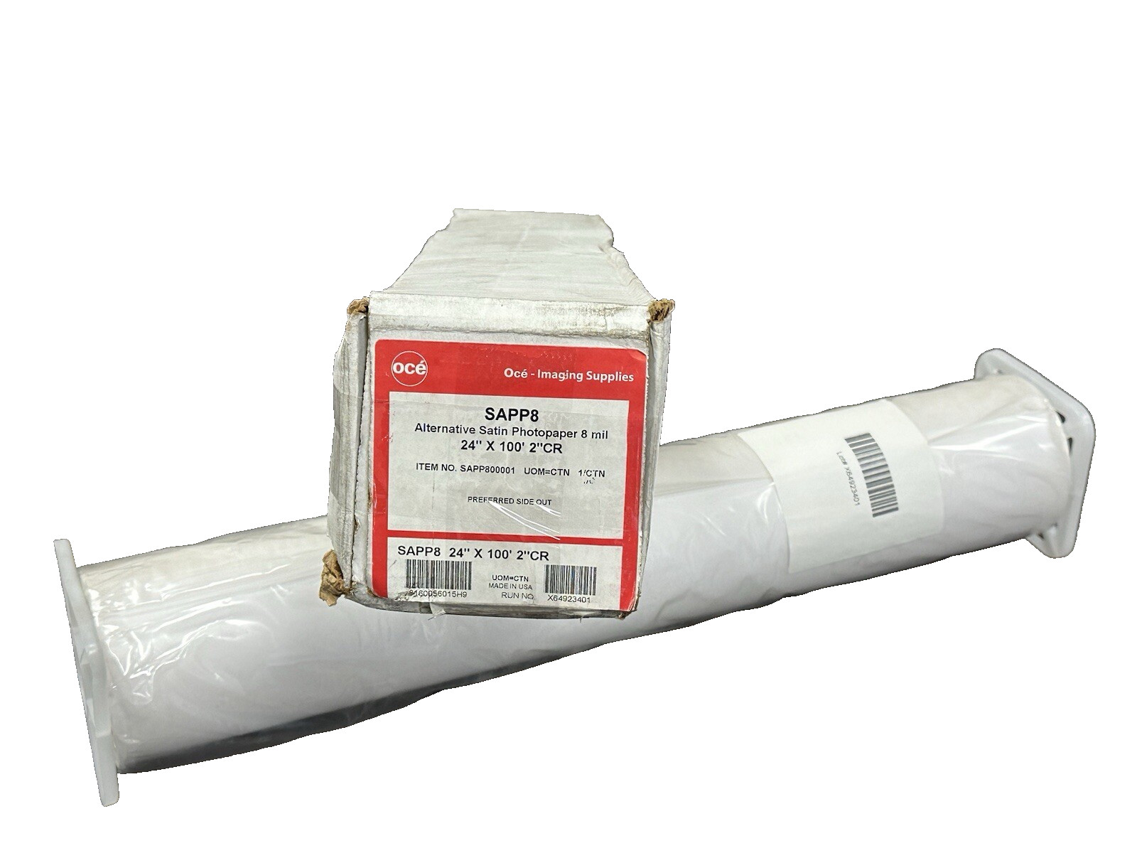 OCE Imaging Supplies Alternative Satin  Photo Paper Roll, 8 mil  24" x 100' 2"CR