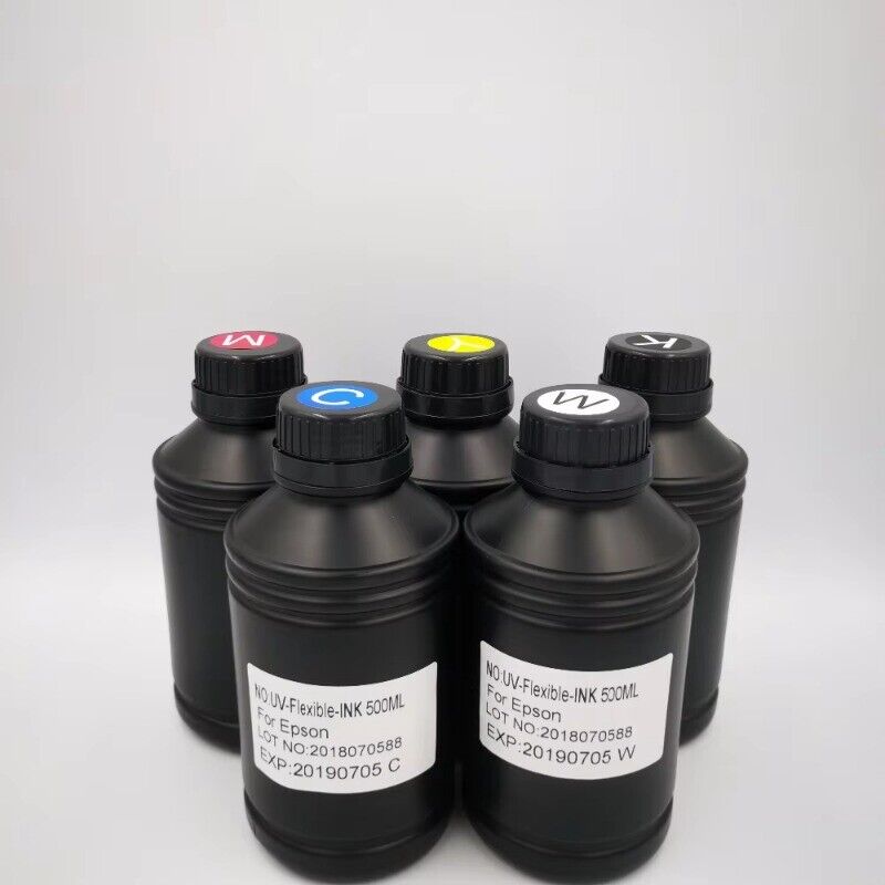 5 Liter LED UV Ink For Epson 1390 R1800 R1900 4800 4880 9880 UV Flatbed Printer
