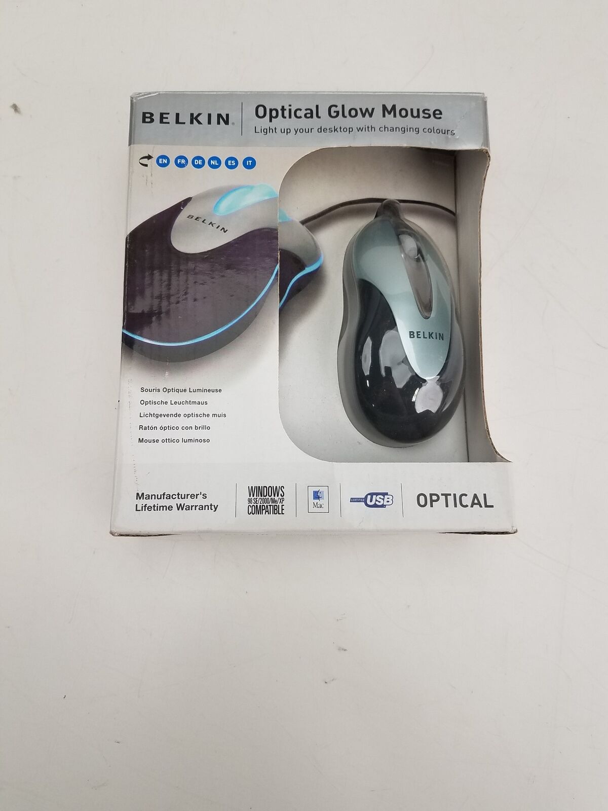 Belkin Optical Glow Mouse - Open Box