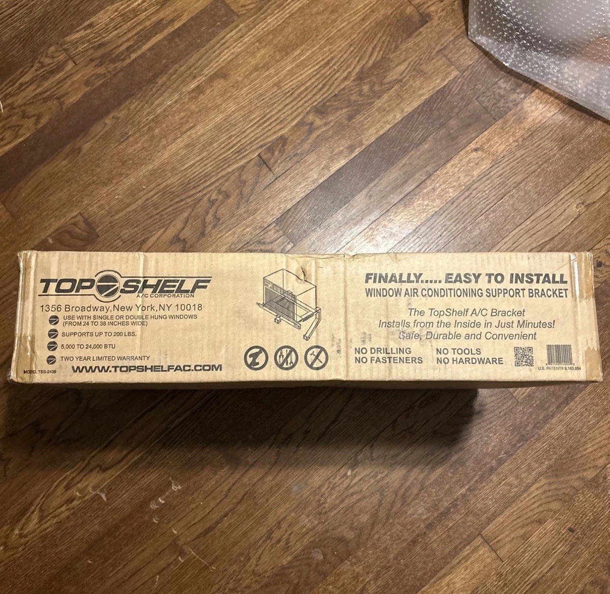 Top Shelf TSB-2438 Universal Heavy Duty Window Air Conditioner AC Support Bracke