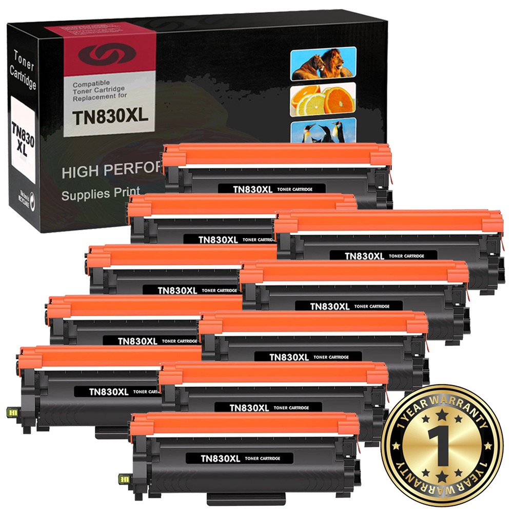 TN830 XL Toner Compatible Brother HL-L2467DW L2480DW L2865DW MFC-L2760DW L2807DW