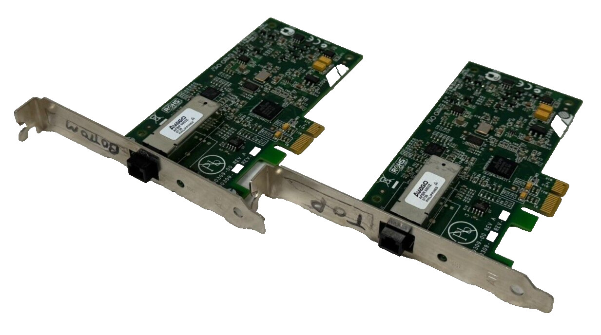 LOT OF 2 USED ALLIED TELESIS AT-2711FX FIBER OPTIC CARDS 843-000309 REV. A