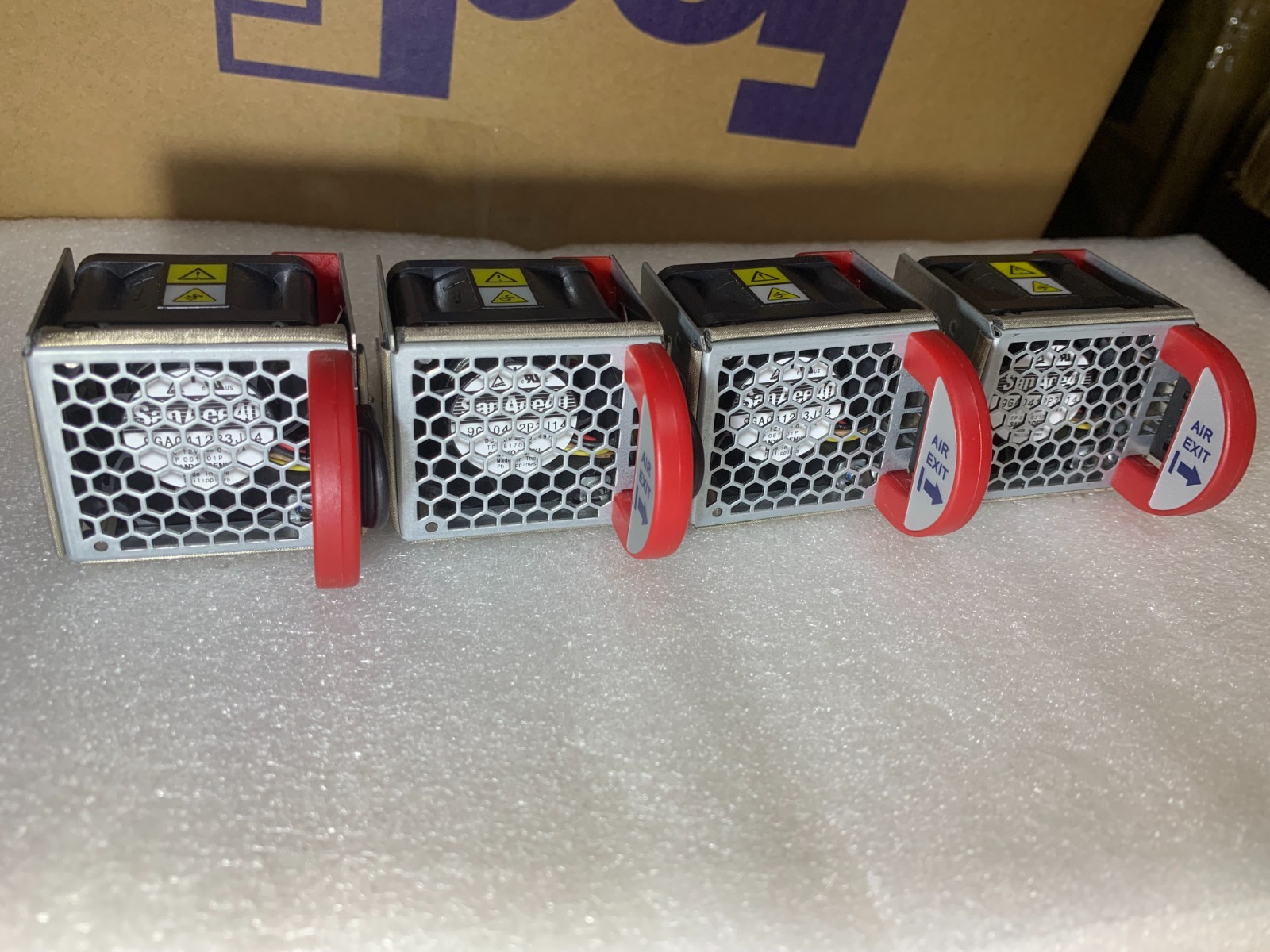 4pcs Arista ASY-00232-10 Fan-7000-F Spare 7124SX 7050 7150 Module Front-to-Rear