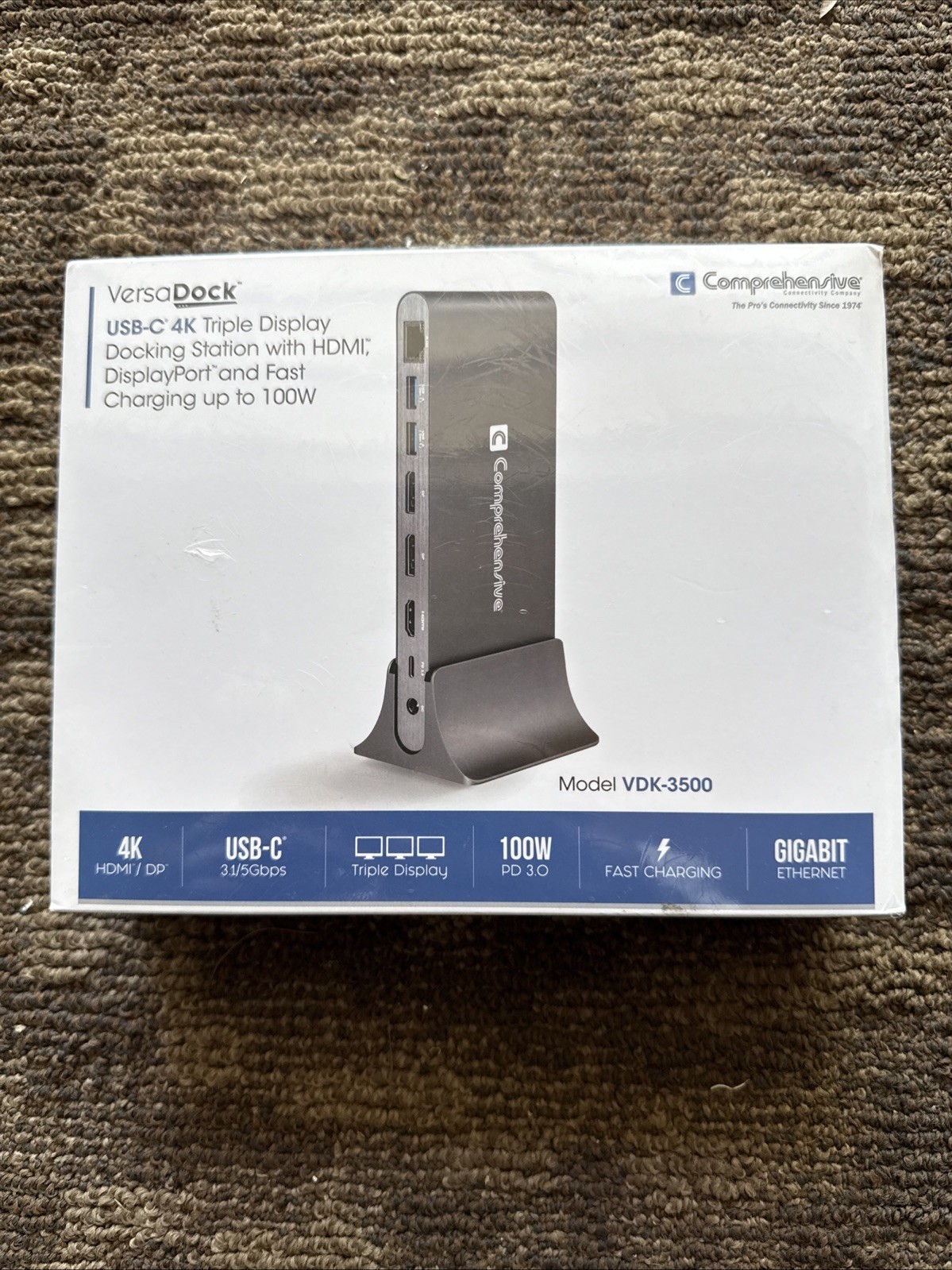 VersaDock Comprehensive USB-C 4K Triple Display Docking Station