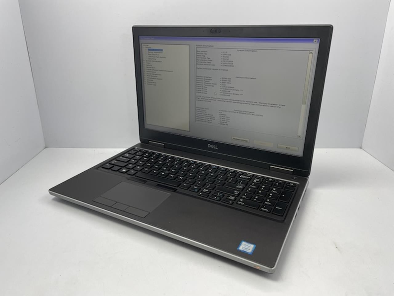 DELL PRECISION 7540 Laptop w/ Intel Core i9-9980HK 2.40 GHZ + 32 GB | No HD / OS