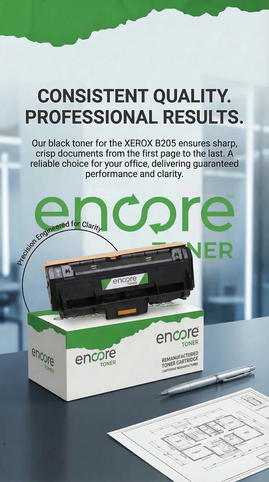 Encore toner for Xerox 106R04347 to B205/B210/B215 Black Cartridge High Yield 3K