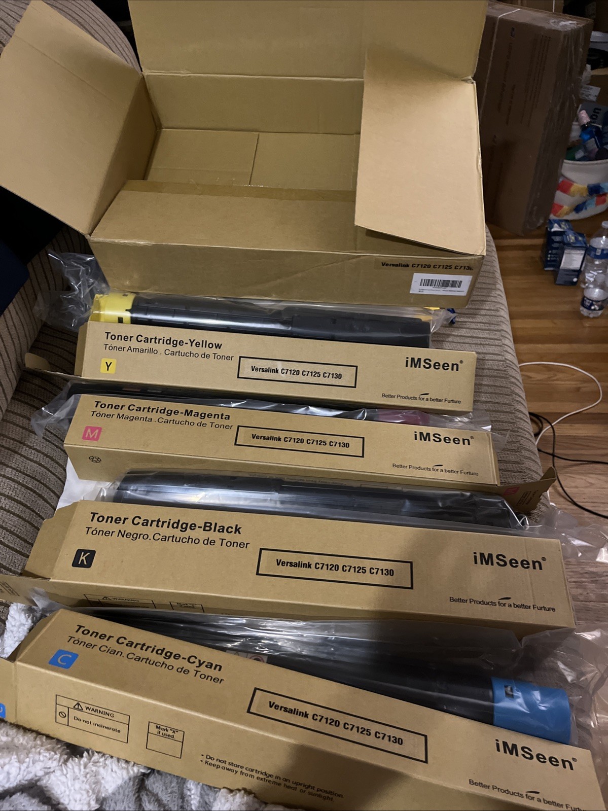 Versalink  C7120 C7125 C7130 Toner 4 Pack - IMSeen Cyan, Black, Magenta, Yellow