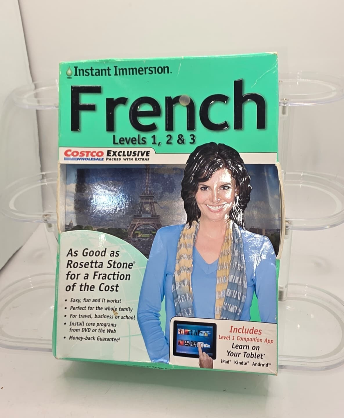 Instant Immersion French Levels 1 2 3 Language Learning DVD Set - New Box V1