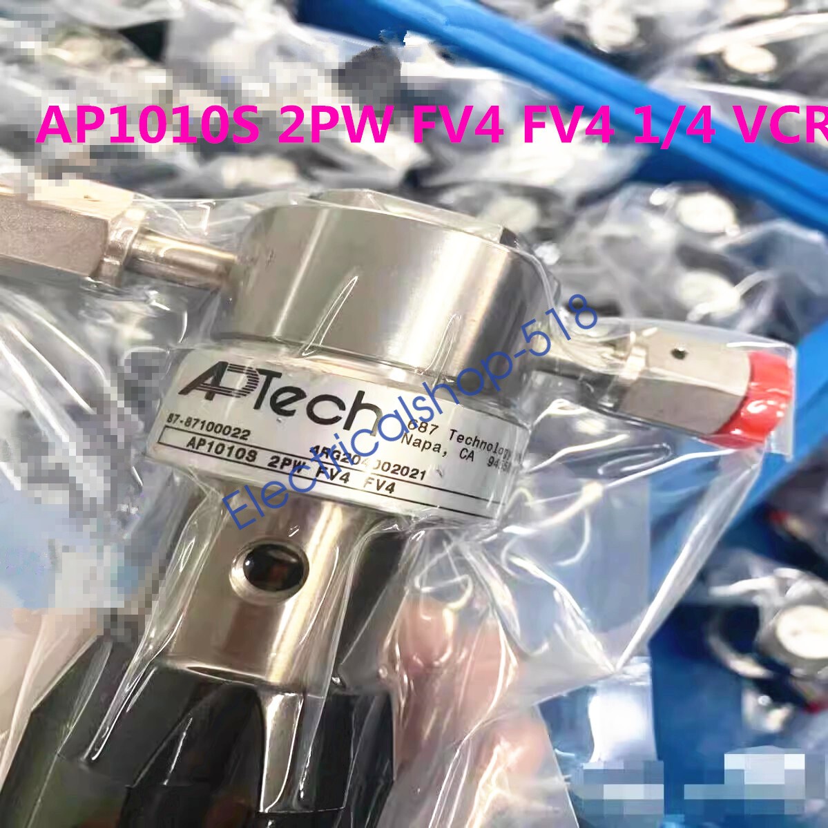 1pcs Aptech Pressure Reducing Valve AP1010S 2PW FV4 FV4 1/4 VCR 3500/100PSI