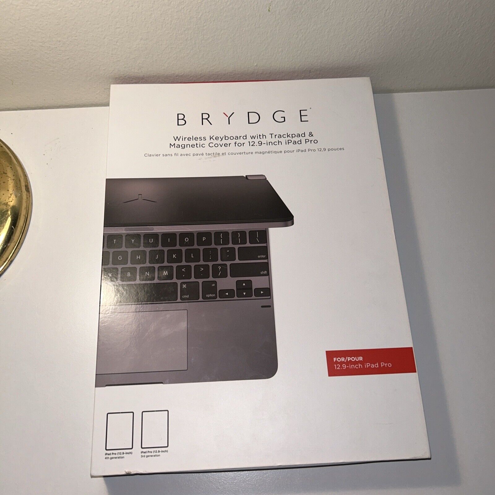 Brydge BRY6022 Pro 12.9 Wireless Bluetooth Keyboard - Space Gray