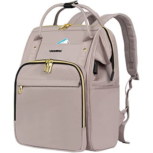 15.6-16.2 Inch Laptop Backpack Carry On for Women Computer Work Backpack, Wat...