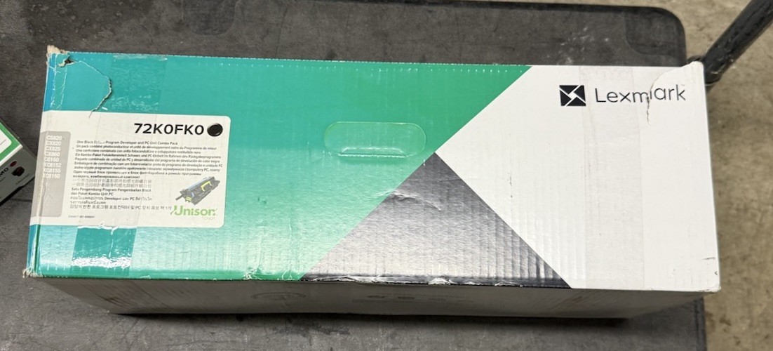 Lexmark 72K0FK0 500 Page-Yield Black Developer & Photoconductor Unit