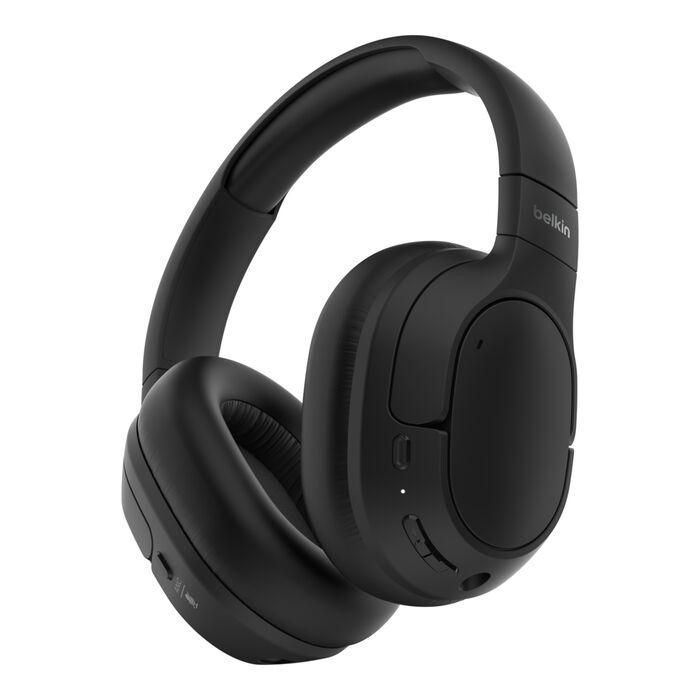 Belkin W129309550 AUD008HQBK Headphones/Headset Wireless Head-Band Calls/Mu ~E~