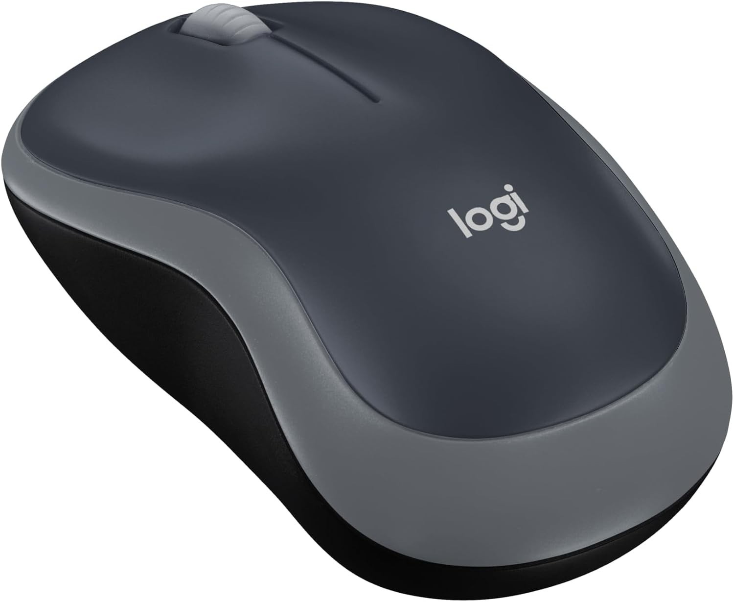 Logitech M185 Wireless Mouse Ambidextrous 2.4GHz USB Optical Compact Swift Grey