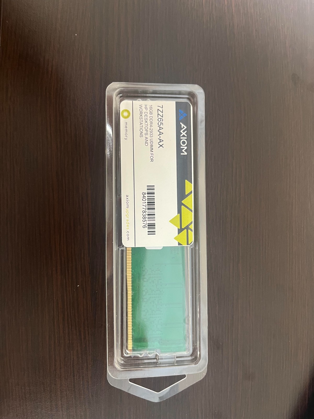 Axiom 16GB DDR4-2933 UDIMM 7ZZ65AA-AX