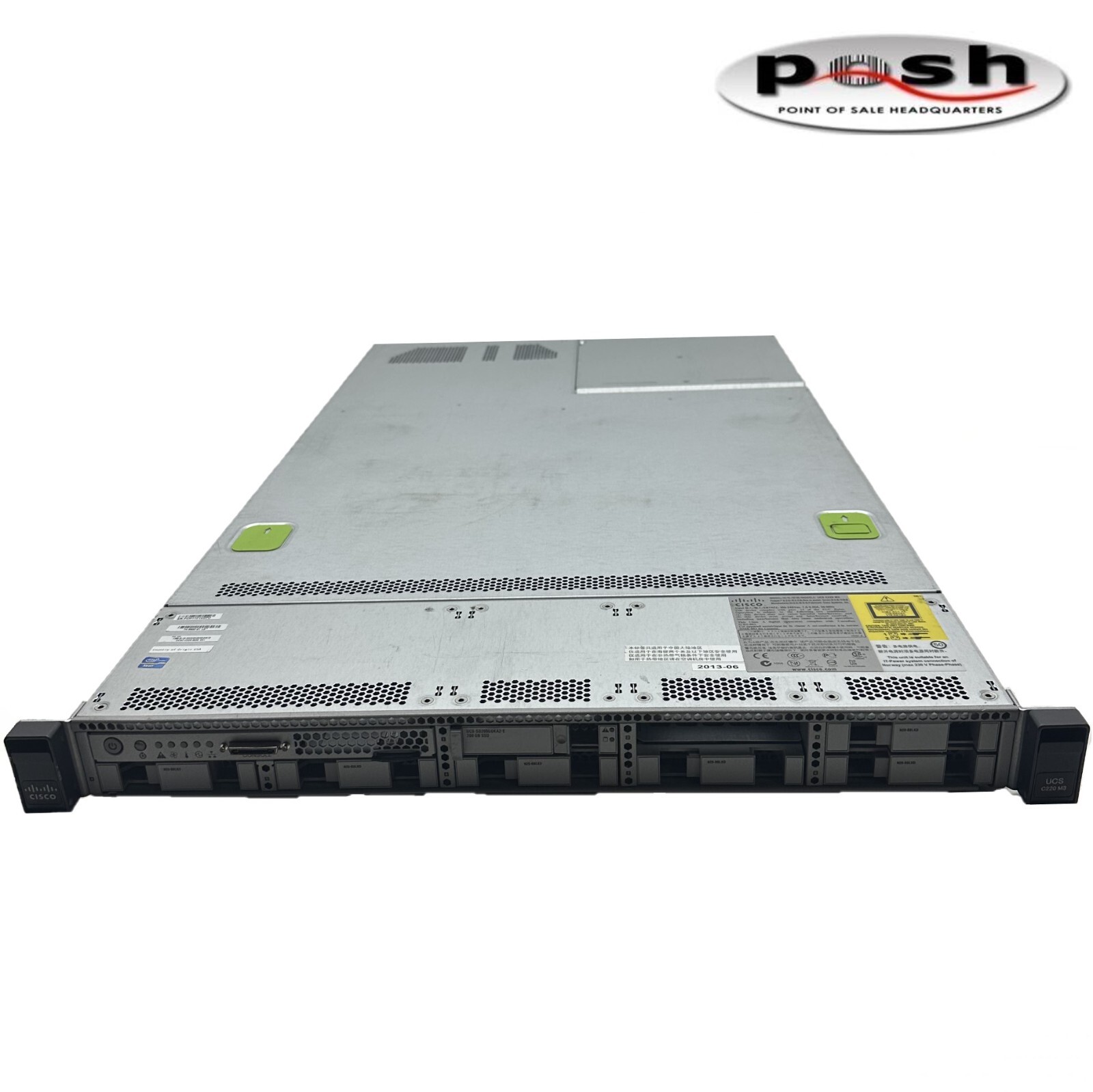Cisco UCS C220 M3 High-Density Rack-Mount Server – 200GB HDD, One Caddie Missing