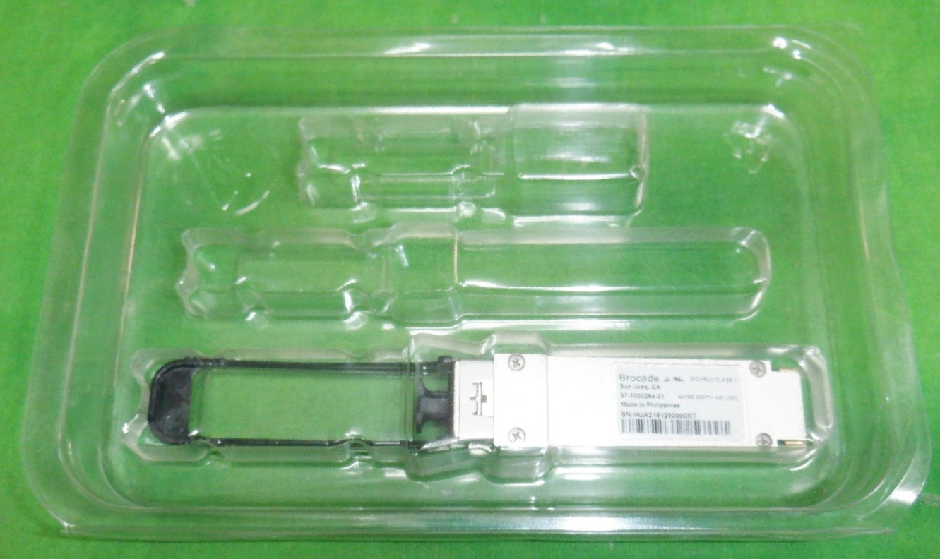 Brocade 57-1000294-01 4x16G QSFP+ SW (HD) Transceiver Module    NEW