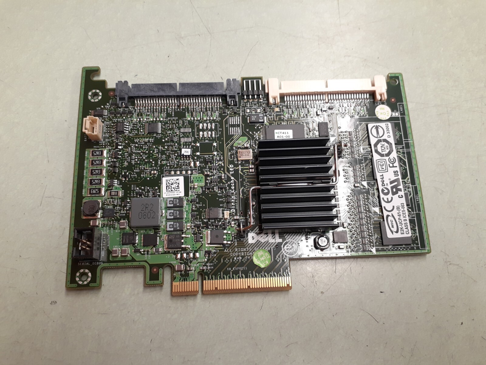 Dell 0WY335 0WY335 PERC 6i SAS PCI-E Raid Controller