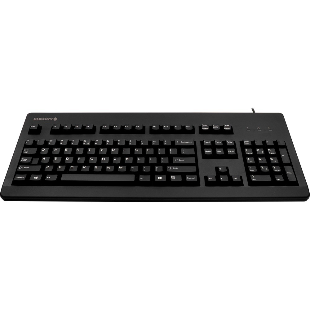 Cherry G80-3000Lsceu-2 G80-3000 Blk Wrd Keyb Taa Usb Ps/2 Adptr Click Gold Xpt