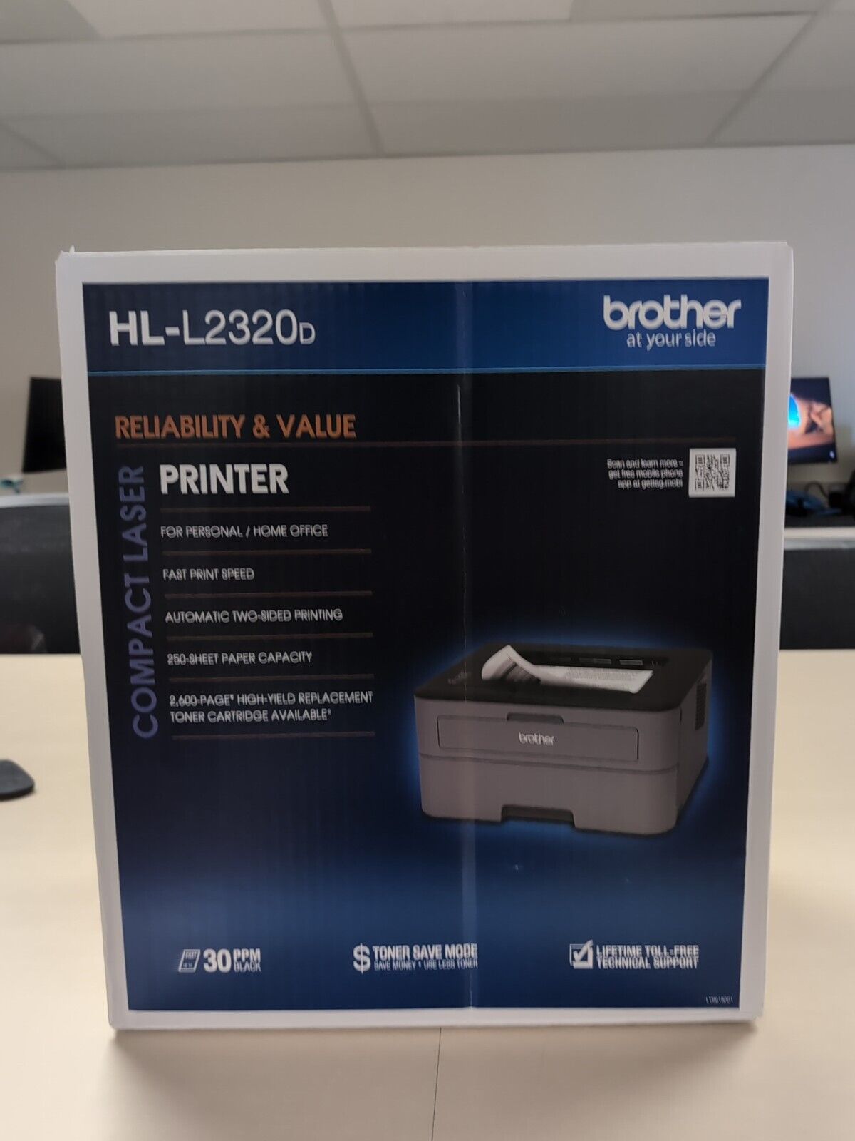 Brother HL-L2320D Mono Laser Printer New in Box