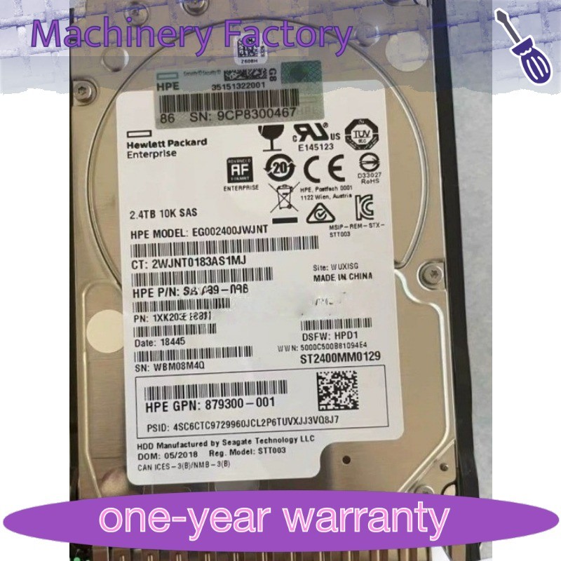 1PCS New NEW Q2R41A P00441-001 HPE MSA 2.4TB 12G SAS 10K 2.5" ENT HDD Hard Driv