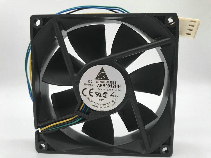 DELTA 9025 AFB0912HH DC12V 0.40A 9CM 90mm Axial Cooling Fan 4pin