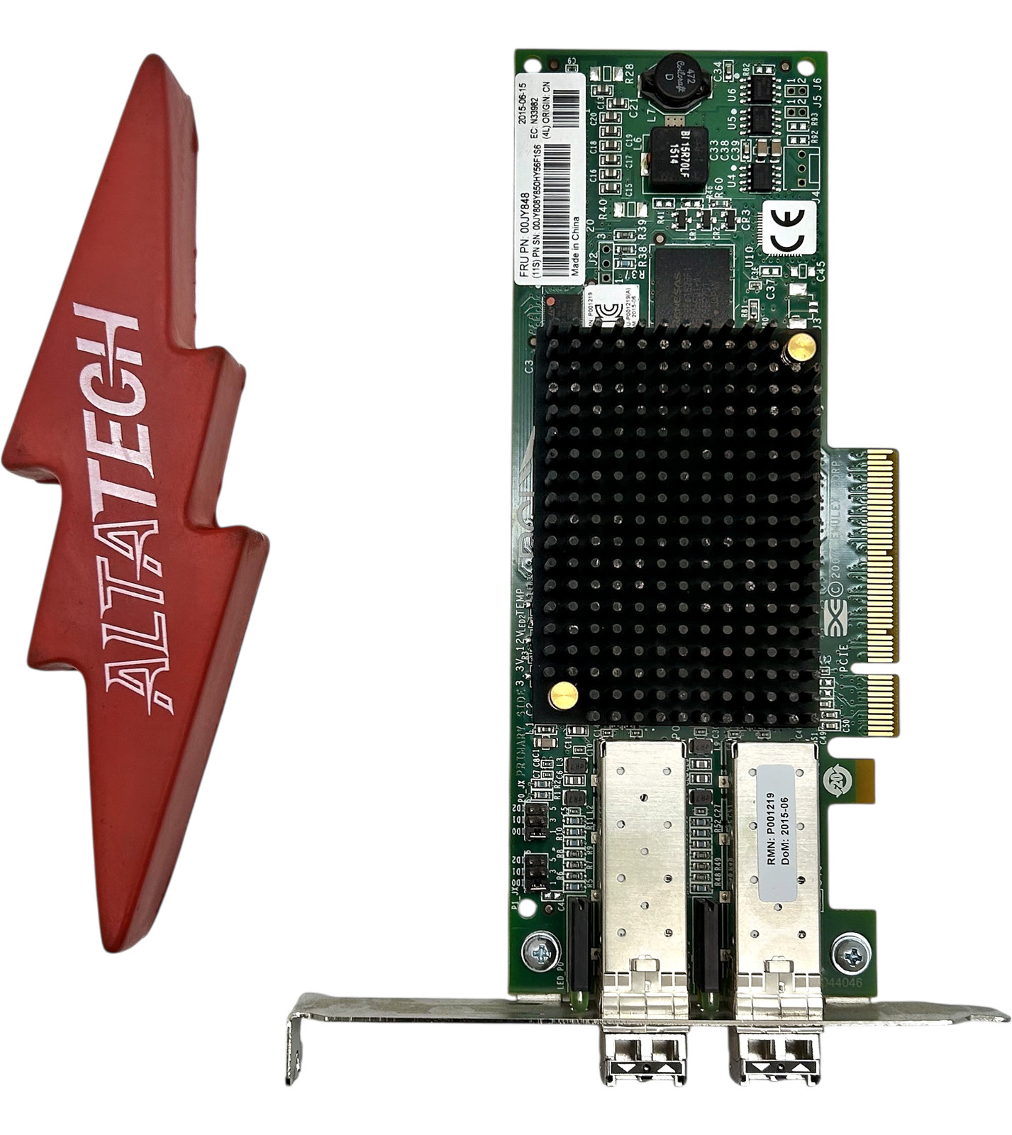 IBM 00JY848 IBM EMULEX 8GB DUAL PORT PCIE FC HBA Network Adapter Card