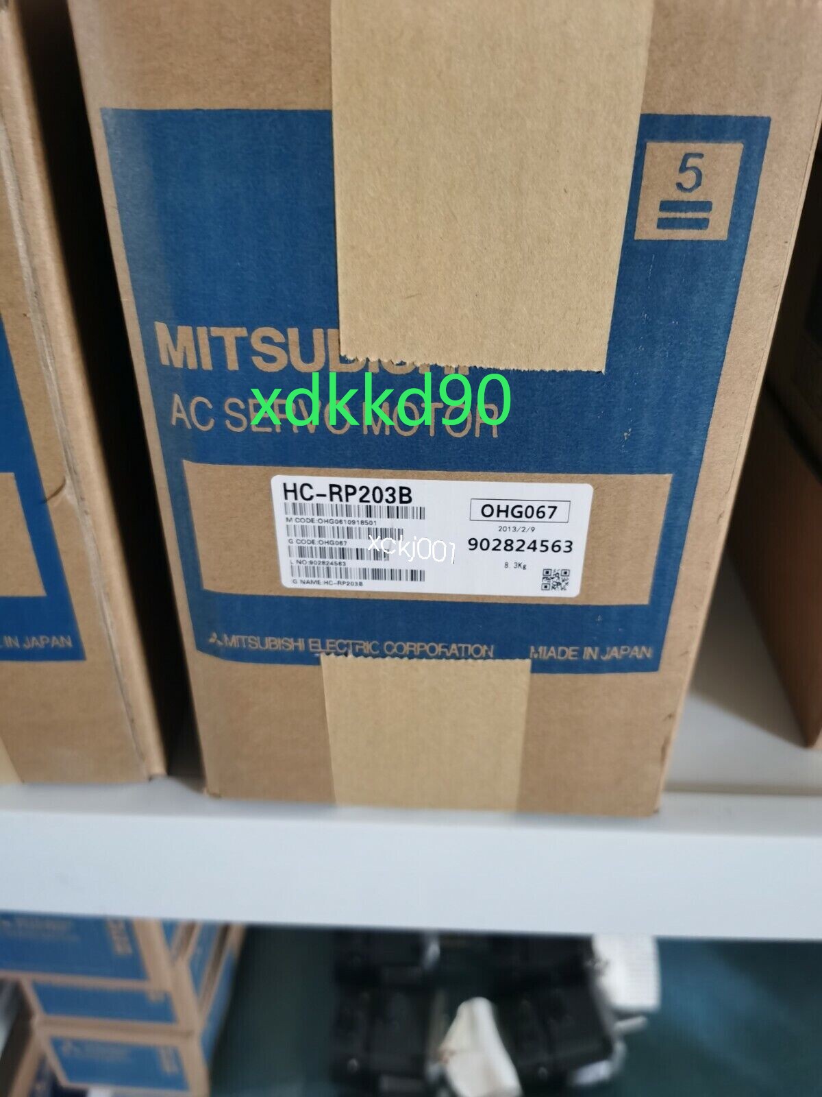 NEW MITSUBISHI AC SERVO MOTOR HC-RP203B fedex or DHL