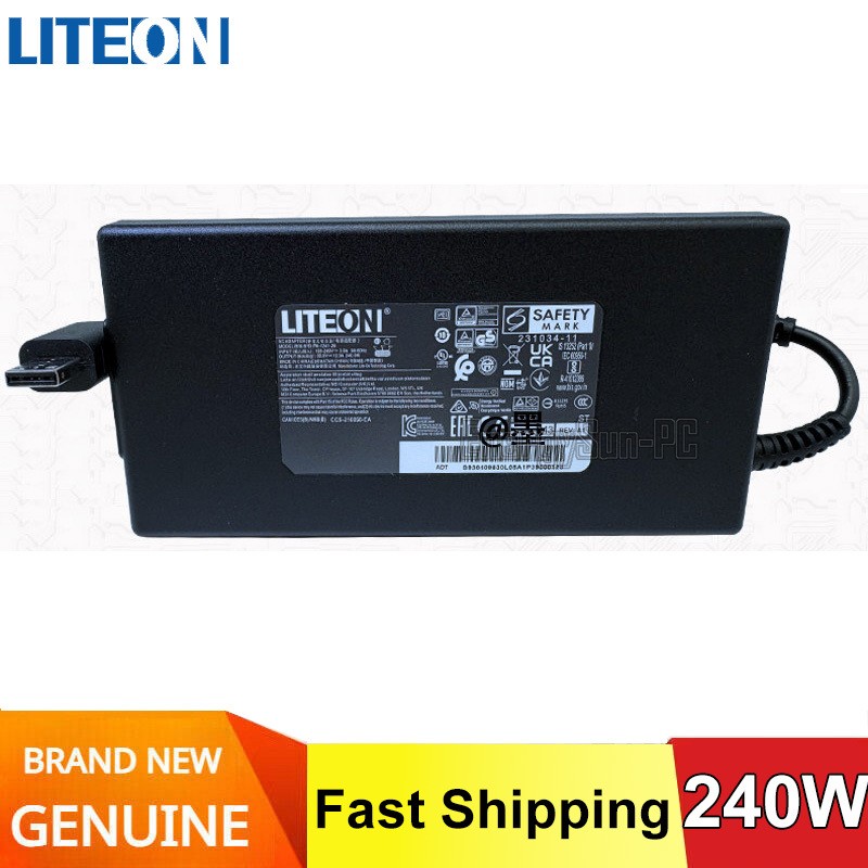 USB-Tip Original LITEON PA-1241-26 20V 12A 240W AC Adapter Power Supply Charger