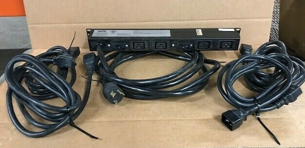 APC Basic Rack PDU  AP9570 AC 208V 24A 50/60 Hz 4 Outlet with 4 Power Cords