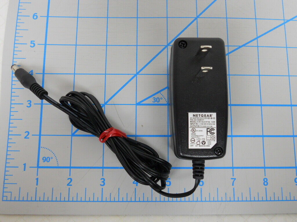 OEM Genuine NETGEAR AC Adapter P/N: 332-10366-01 Model: SAL012F1 Output 12V 1A