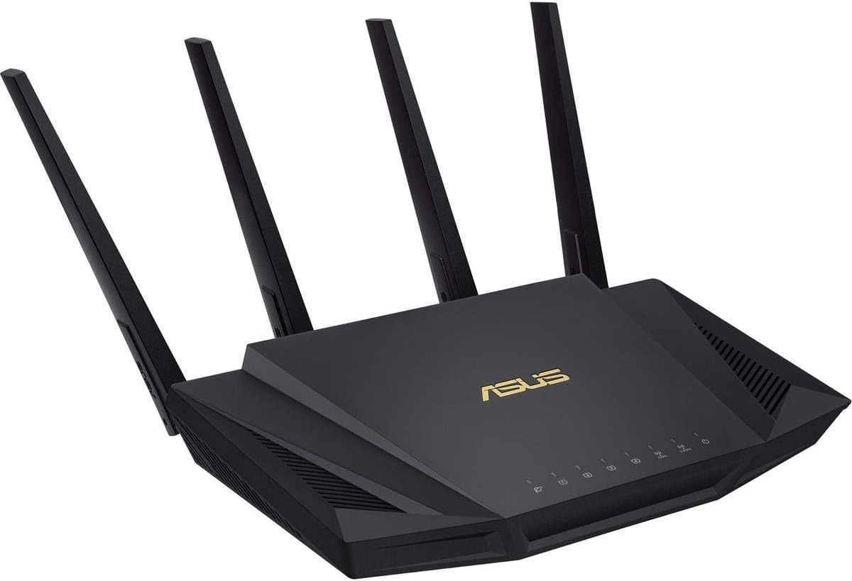 ASUS RT-AX58U AX3000 Dual Band Gaming WIFI 6 Wireless Router INSPECTED BY AMAZON
