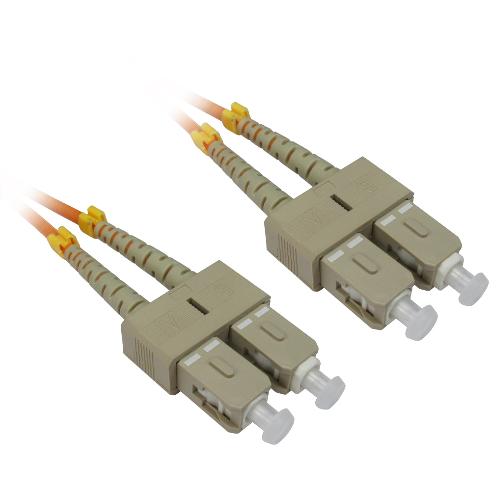 15 PACK LOT 15m SC-SC Duplex 62.5/125 OM1 Multimod Fiber Patch Cable Orange 50FT