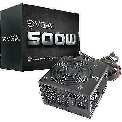 EVGA 500 W1 500W 80Plus Power Supply Unit 100-W1-0500-KR