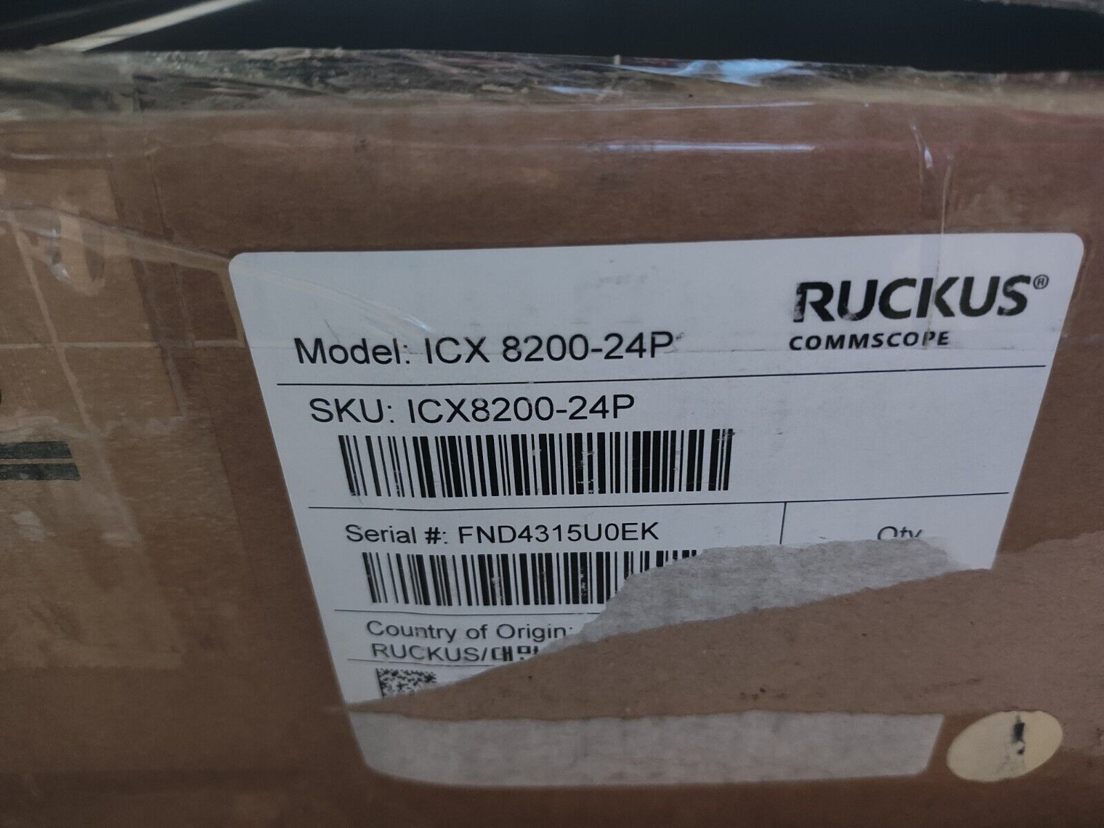 Ruckus ICX 8200-24P Switch 24 PoE+ 4 x 10 GbE SFP NEW