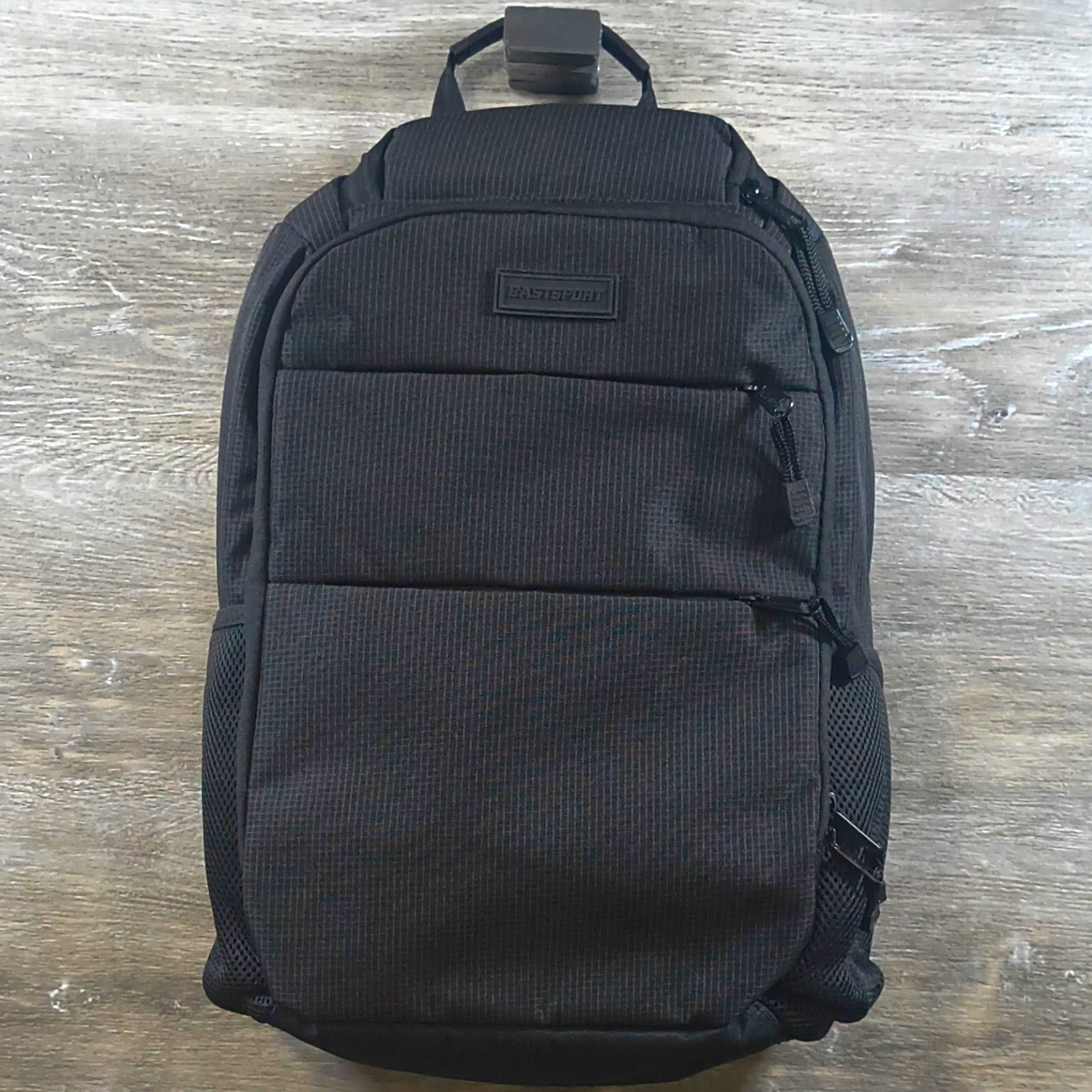 Eastsport Black Backpack Laptop Travel Bookbag Multi Pocket