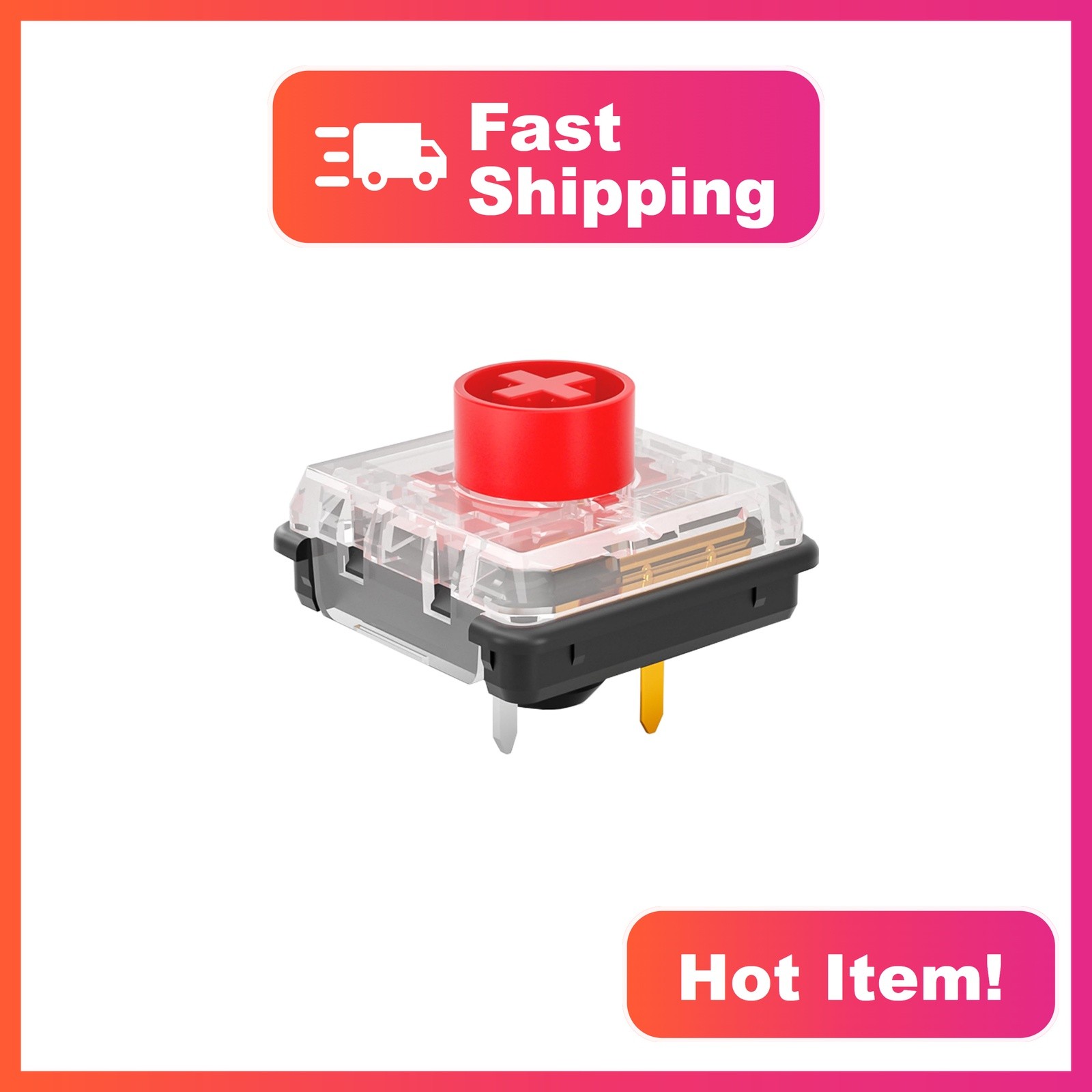 DRAOZA Kailh Choc V2 Mechanical Keyboard Switch Red 36pcs