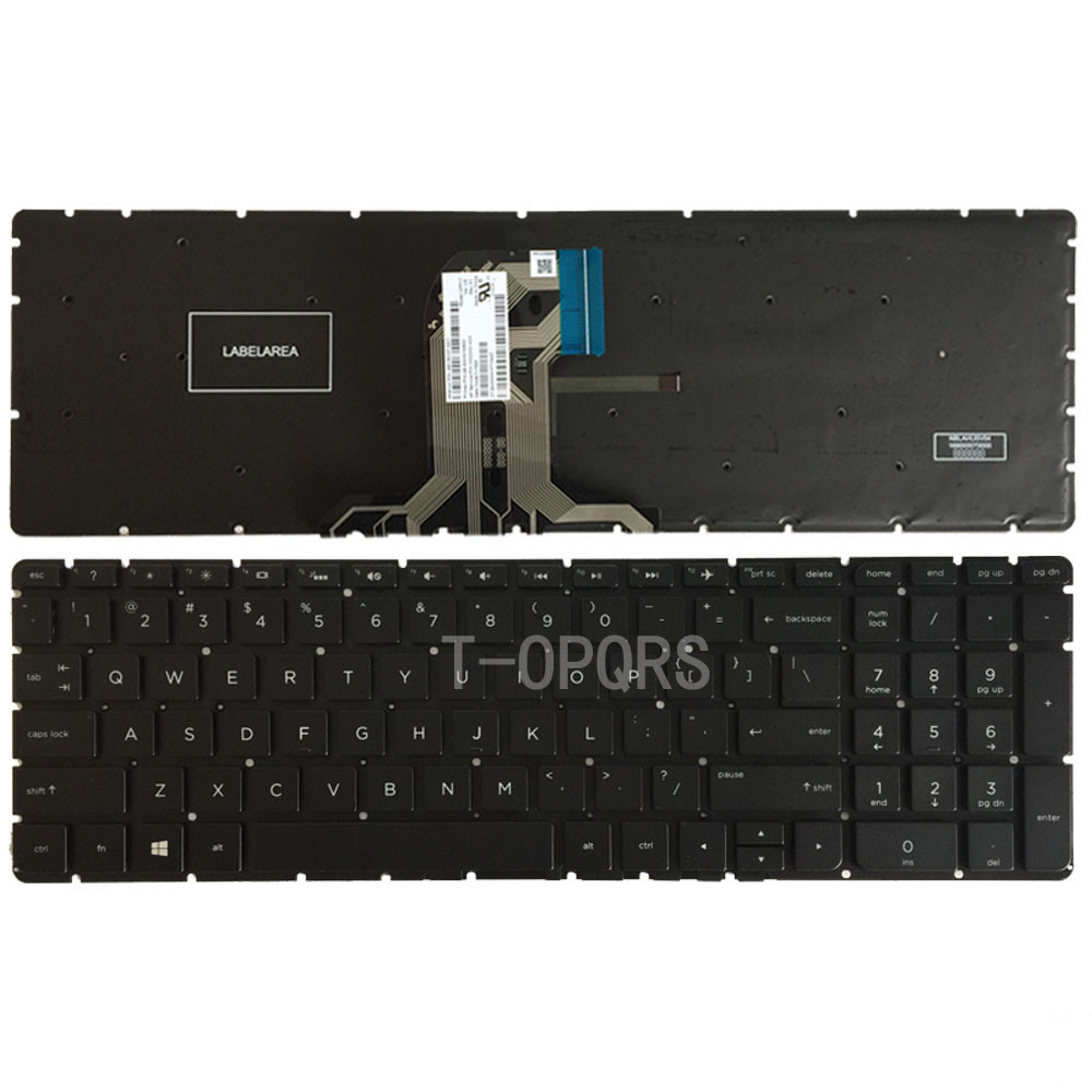 New for HP 15-ac 15-ac000 15-af 15-af000 US Backlit keyboard