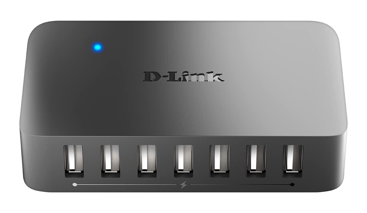 D-Link DUB-H7/B 7-Port USB 2.0 Hub - UK Version USB 7 in 1 (UK IMPORT)