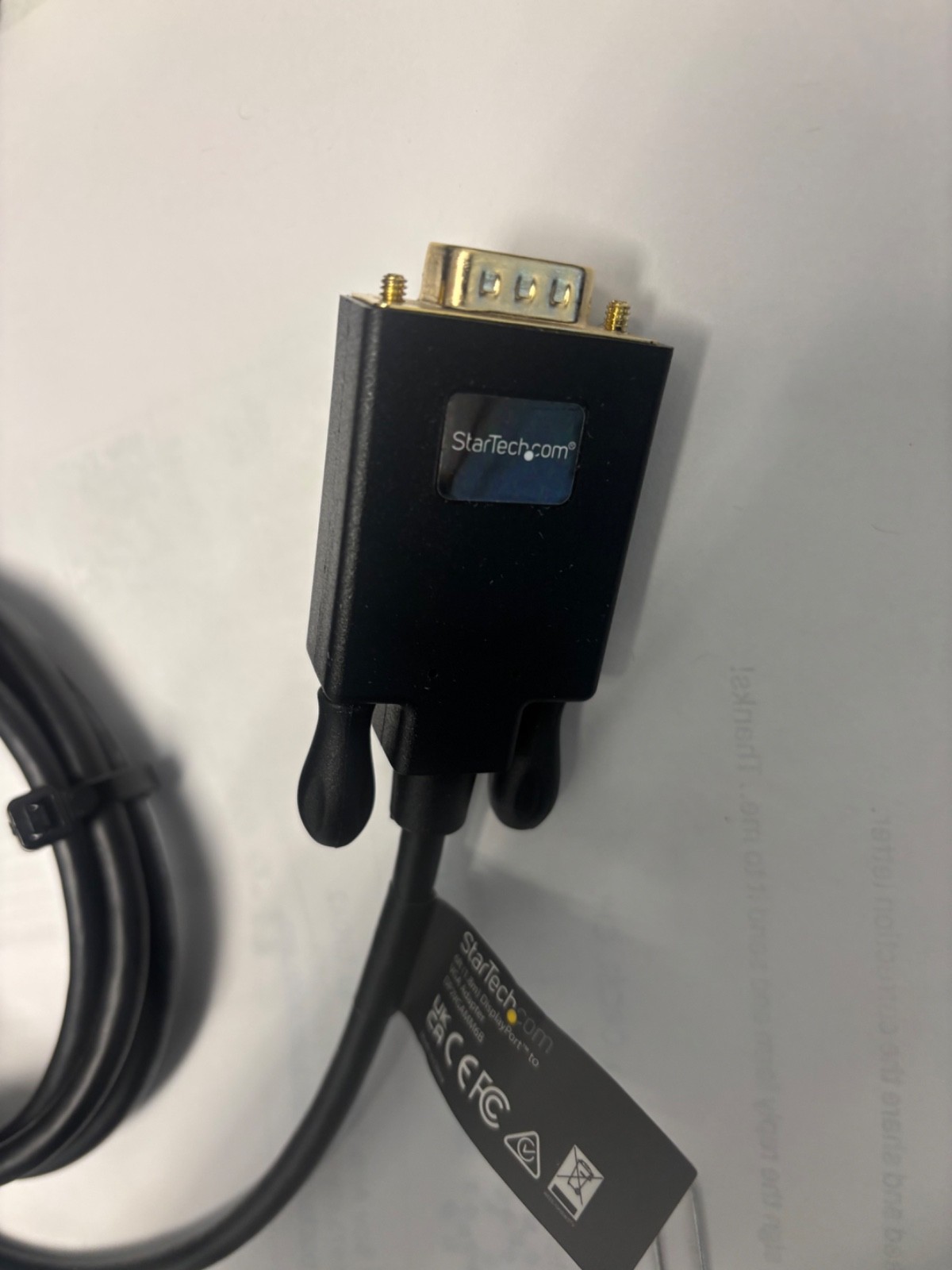 StarTech DP to VGA Adapter Converter 6' DP2VGAMM6B 6 Foot StarTech
