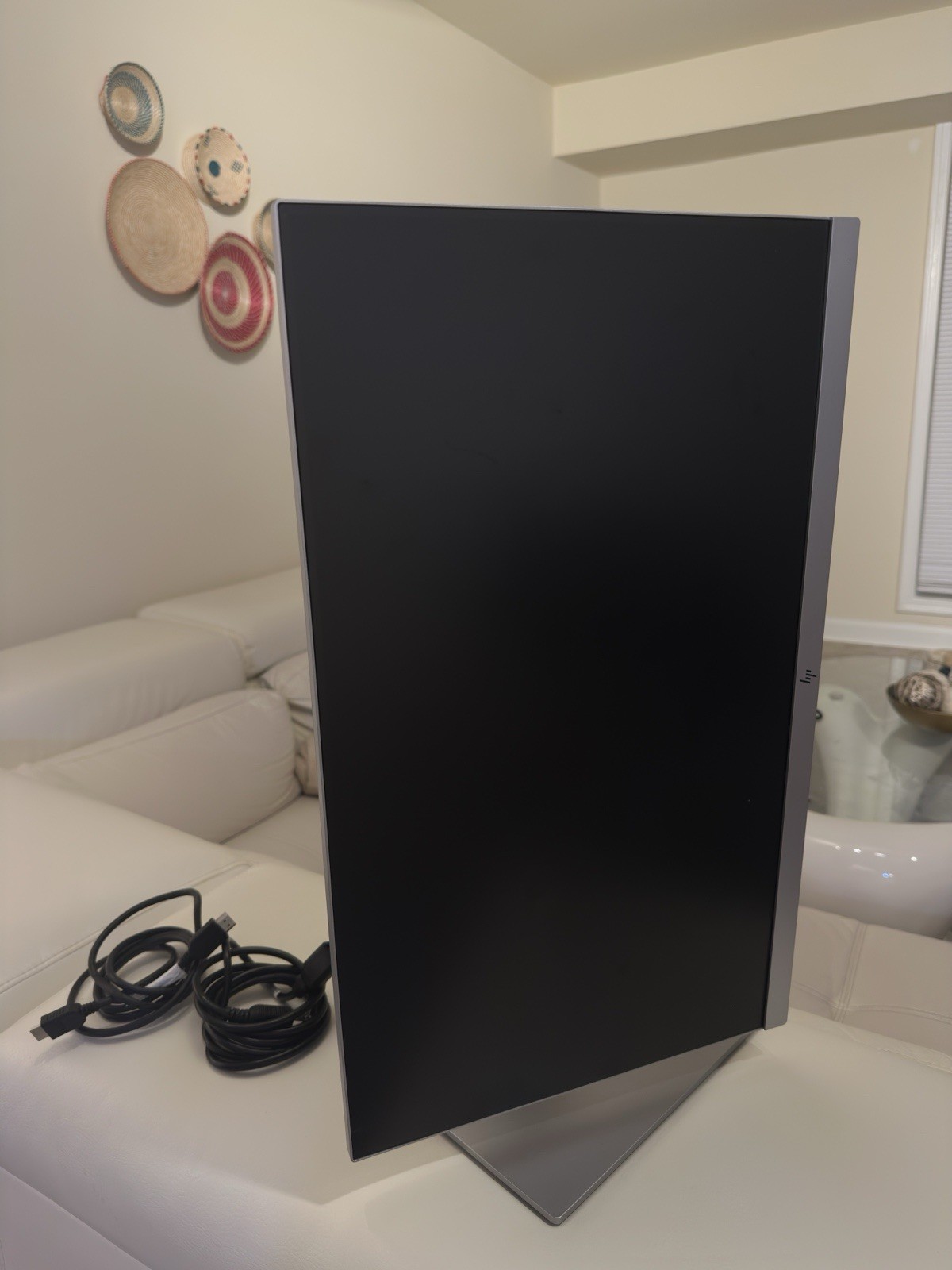 HP EliteDisplay E233 23" Full HD LED Monitor - Silver
