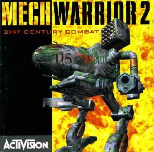 MechWarrior 2 PC CD ride in giant mech robots battle war 3D action clans game