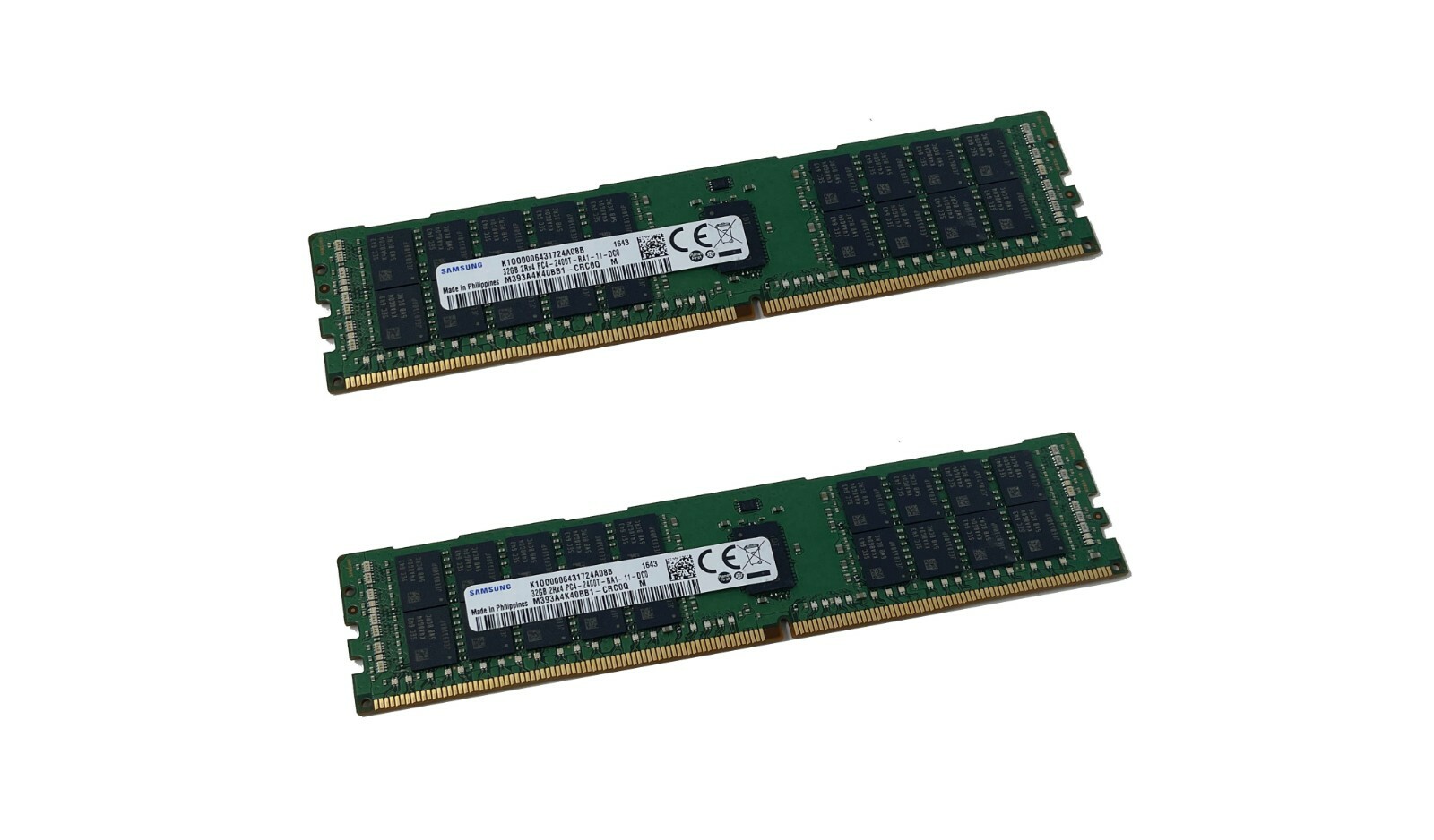 Lot 2, Hynix | Samsung | Micron| 32GB 2Rx4 PC4-2400T DDR4 RDIMM SERVER Memory