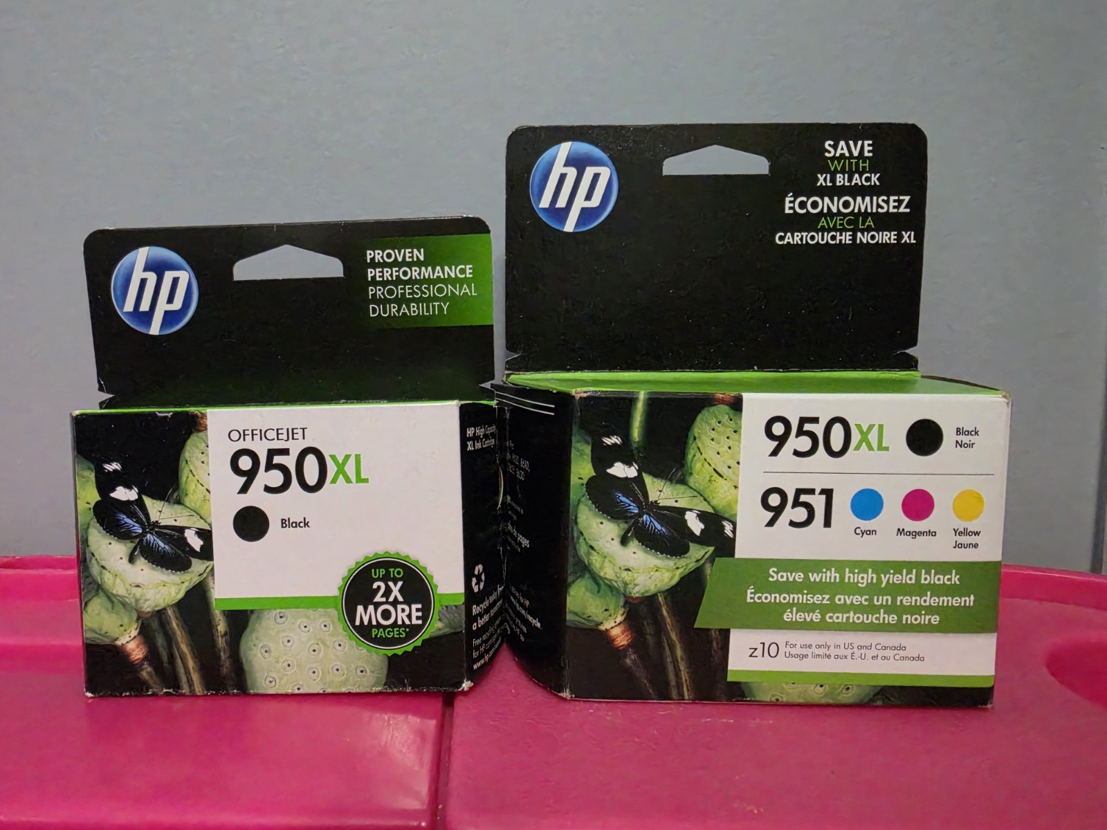 Set of HP 950 XL/951 Combo & 950 XL Ink Cartridges NEW