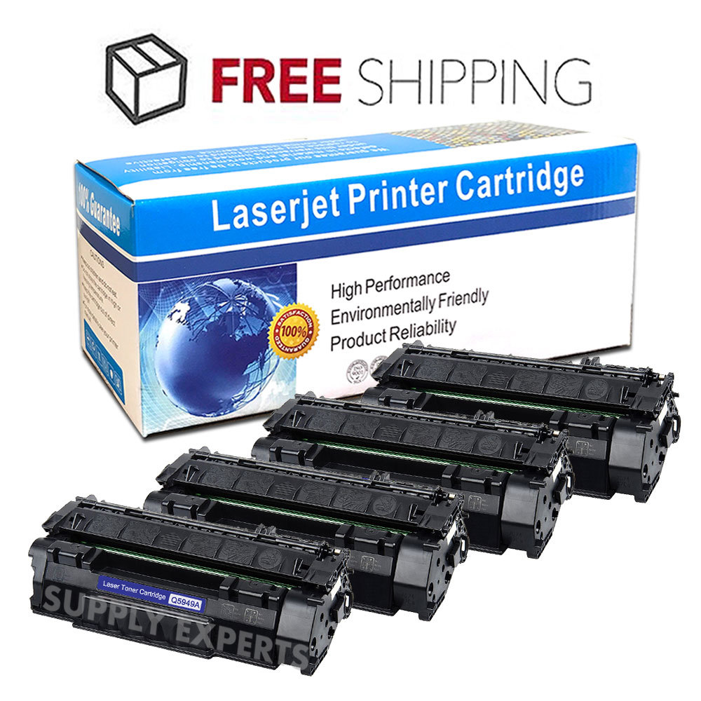 4x Compatible Black Q5949A 49A Toner For HP LaserJet 1160 1320N 1320TN 3390 3392