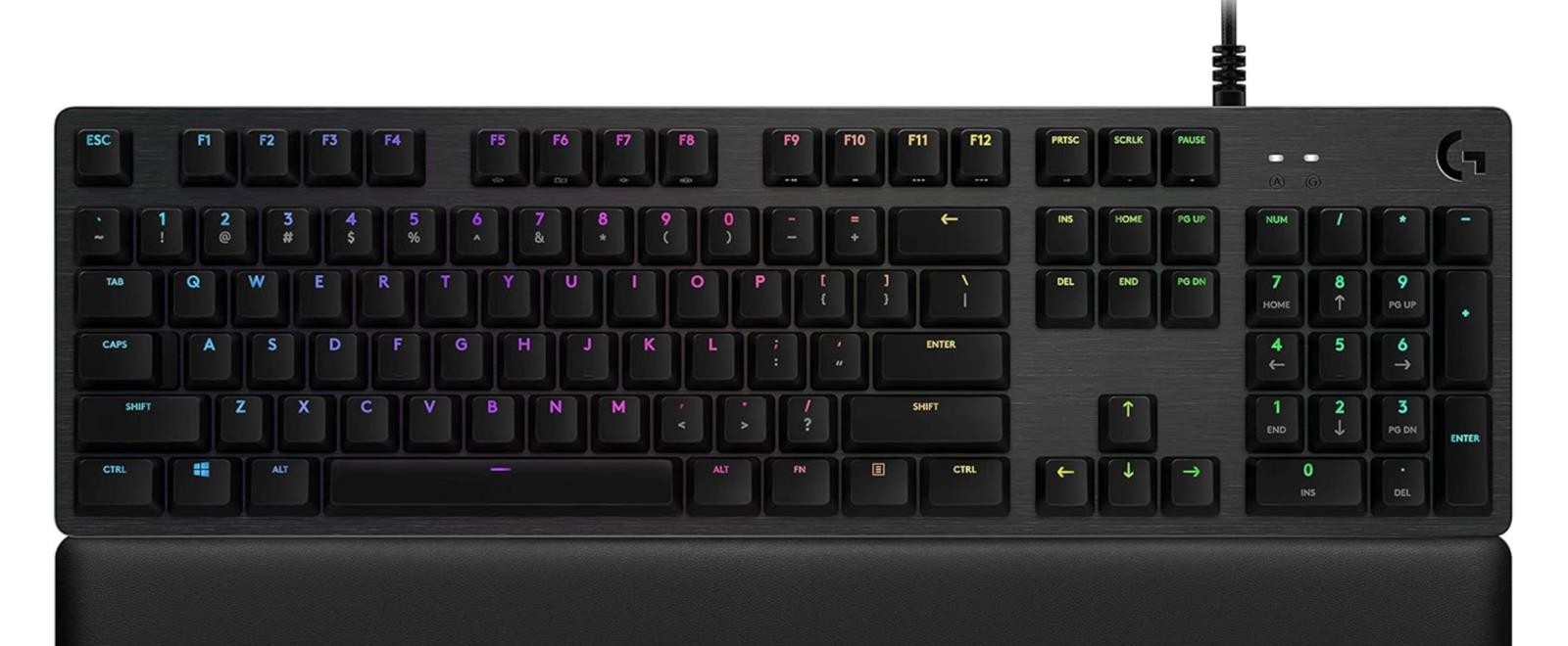 Logitech G513 Carbon RGB Wired Clicky Switch Gaming Keyboard Only (No Palm Rest)