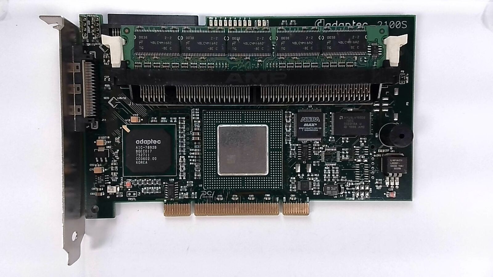 2100S PC-1320-001 HA-1320-01-2A ADAPTEC PCI 68-PIN HD-68 32MB ULTRA160 SCSI RAI